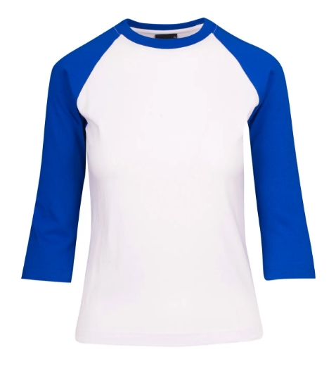 Picture of RAMO, Ladies 3/4 Sleeve Raglan Tee